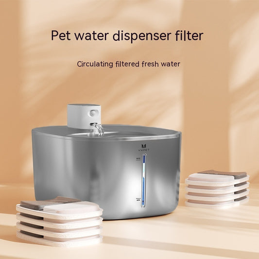 Pet Water Dispenser Filter Element Intelligent Filtration Water Quality Activated Carbon